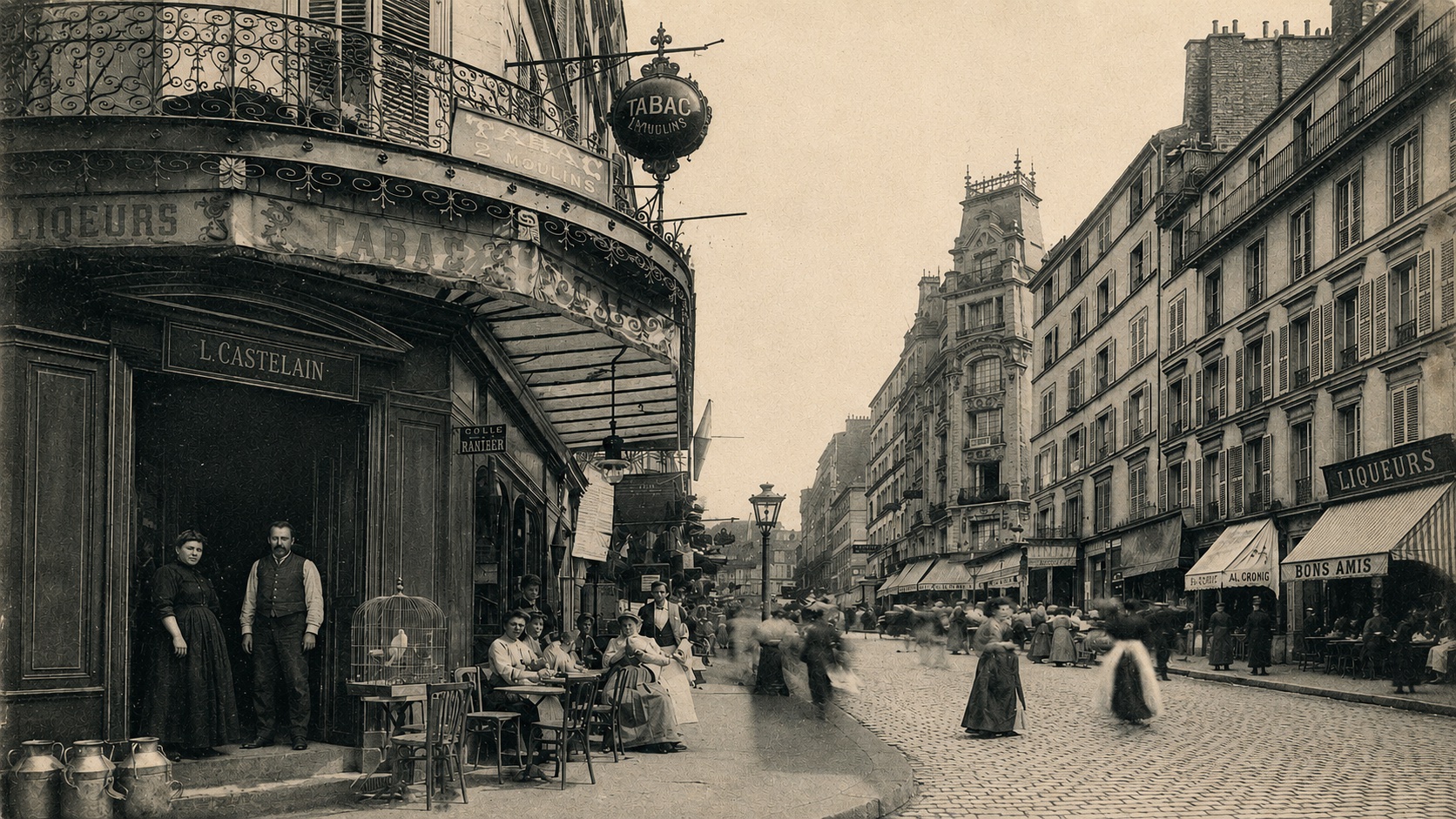 Rue Lepic, 1913